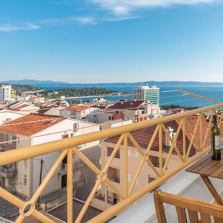 Vista Mare Apartment - 3 Bedroom, Sea View Makarska Eksteriør bilde