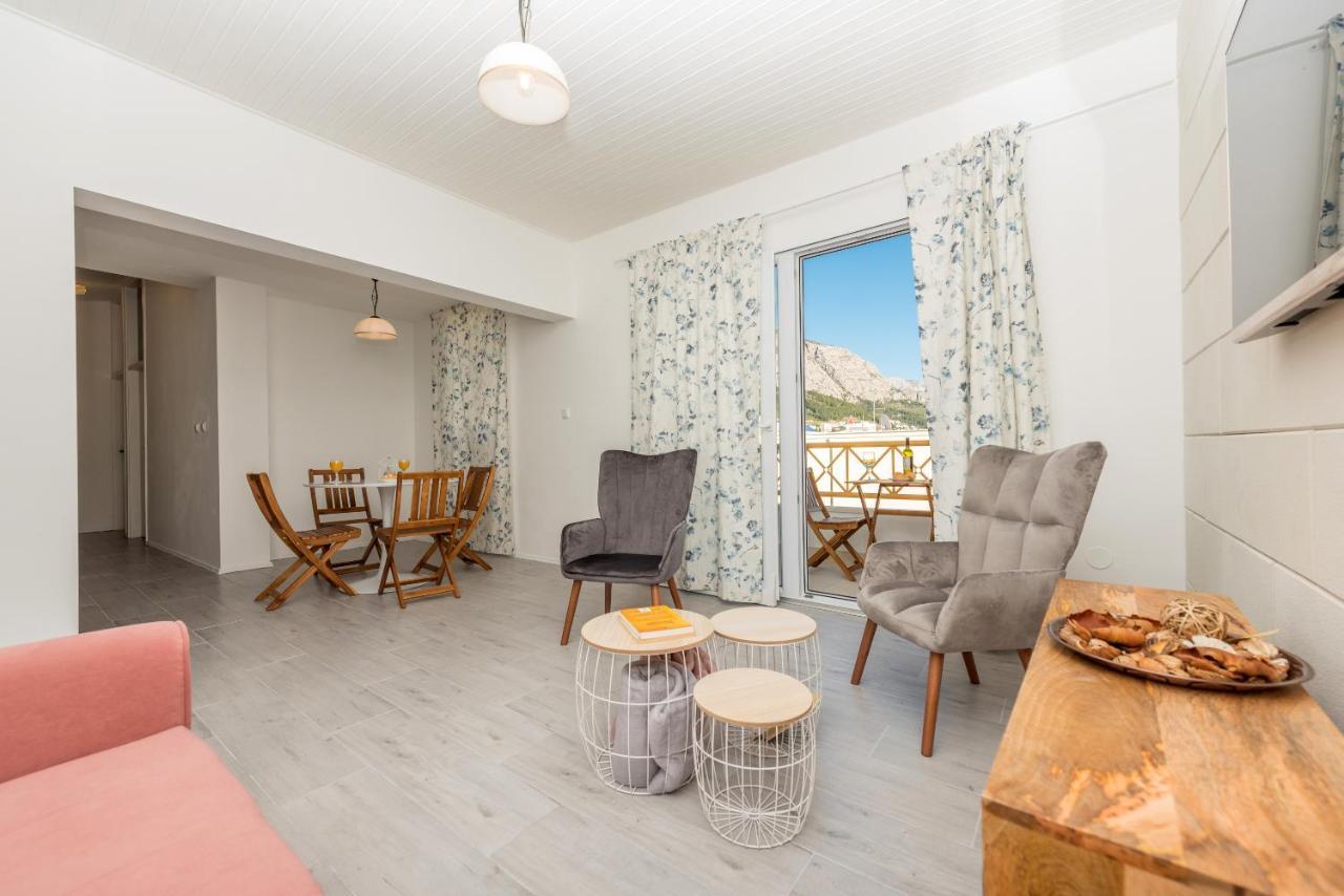 Vista Mare Apartment - 3 Bedroom, Sea View Makarska Eksteriør bilde