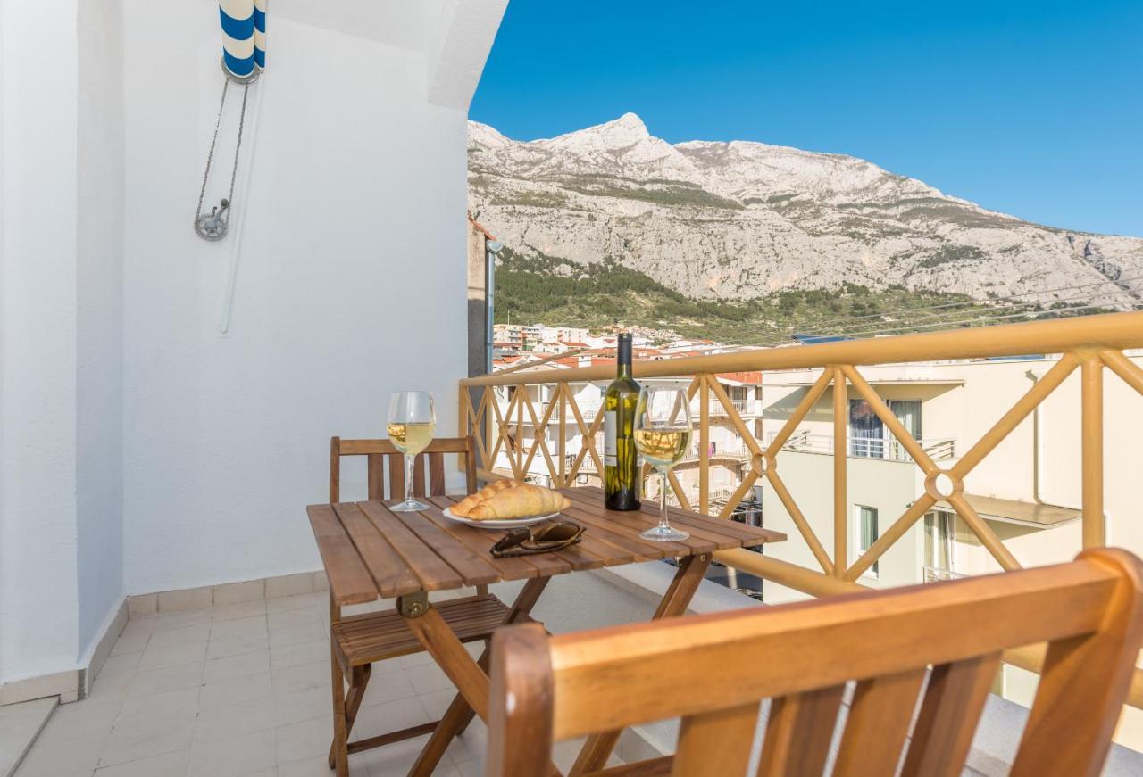 Vista Mare Apartment - 3 Bedroom, Sea View Makarska Eksteriør bilde