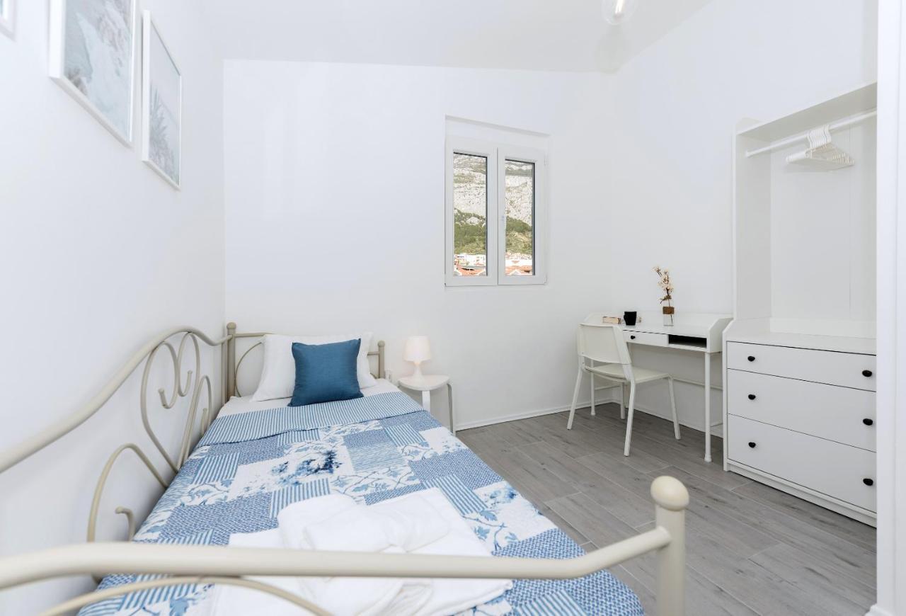 Vista Mare Apartment - 3 Bedroom, Sea View Makarska Eksteriør bilde