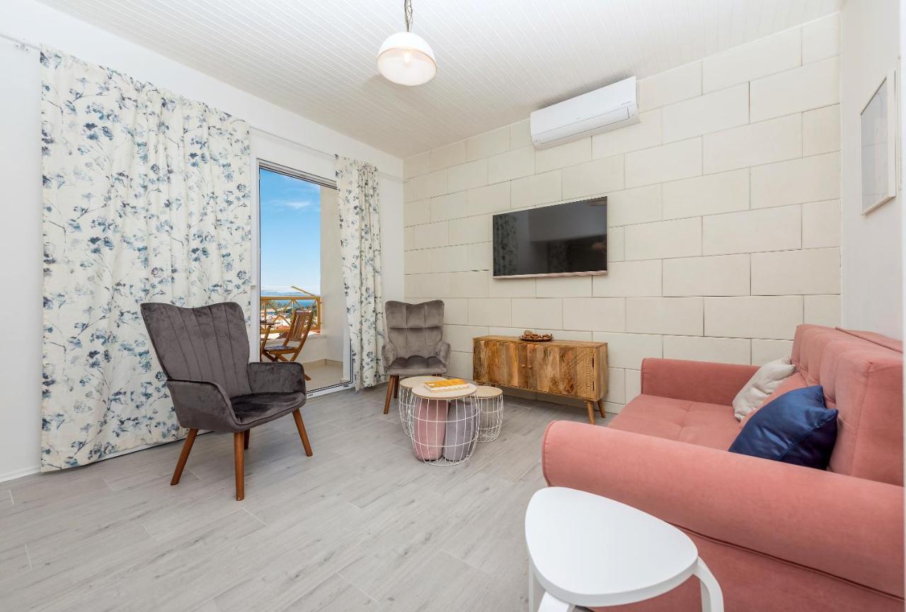 Vista Mare Apartment - 3 Bedroom, Sea View Makarska Eksteriør bilde